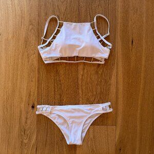 Fabulous Evarae beaded halter bikini, worn once, XS